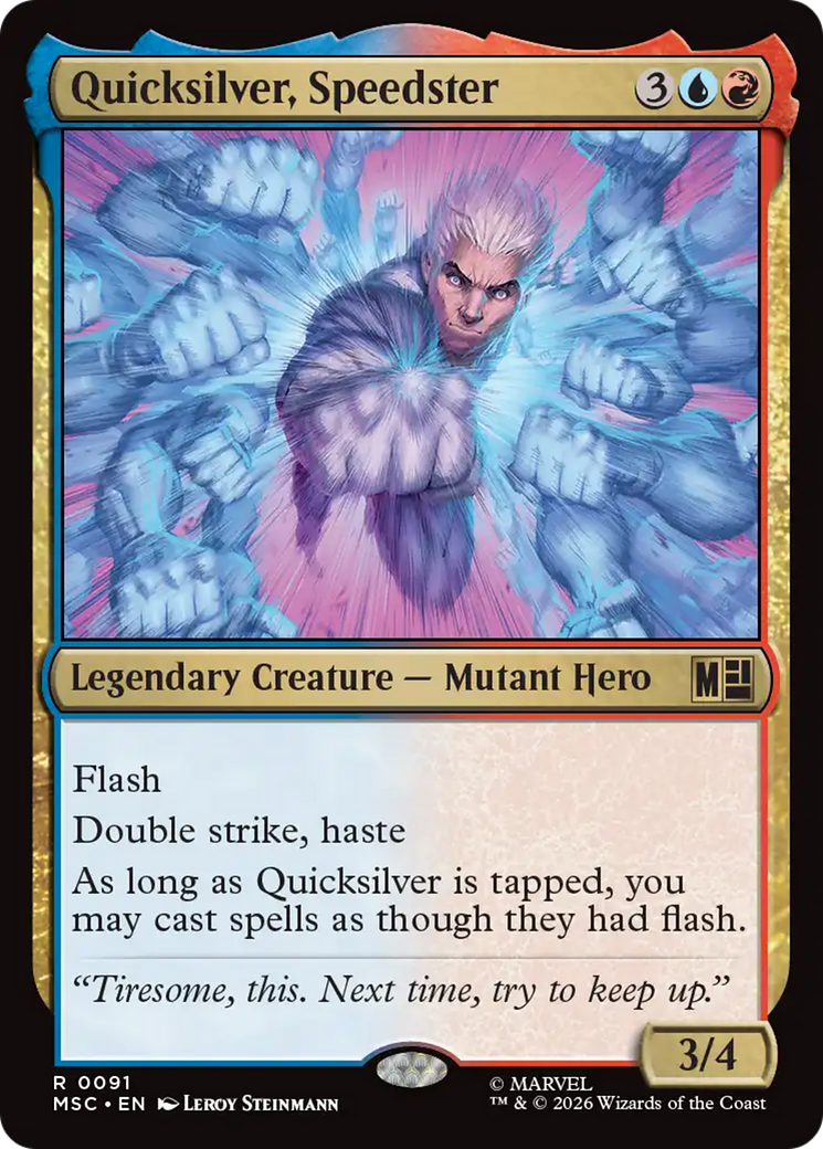 Quicksilver, Speedster [Marvel Super Heroes Commander] | Mega City Incorporated