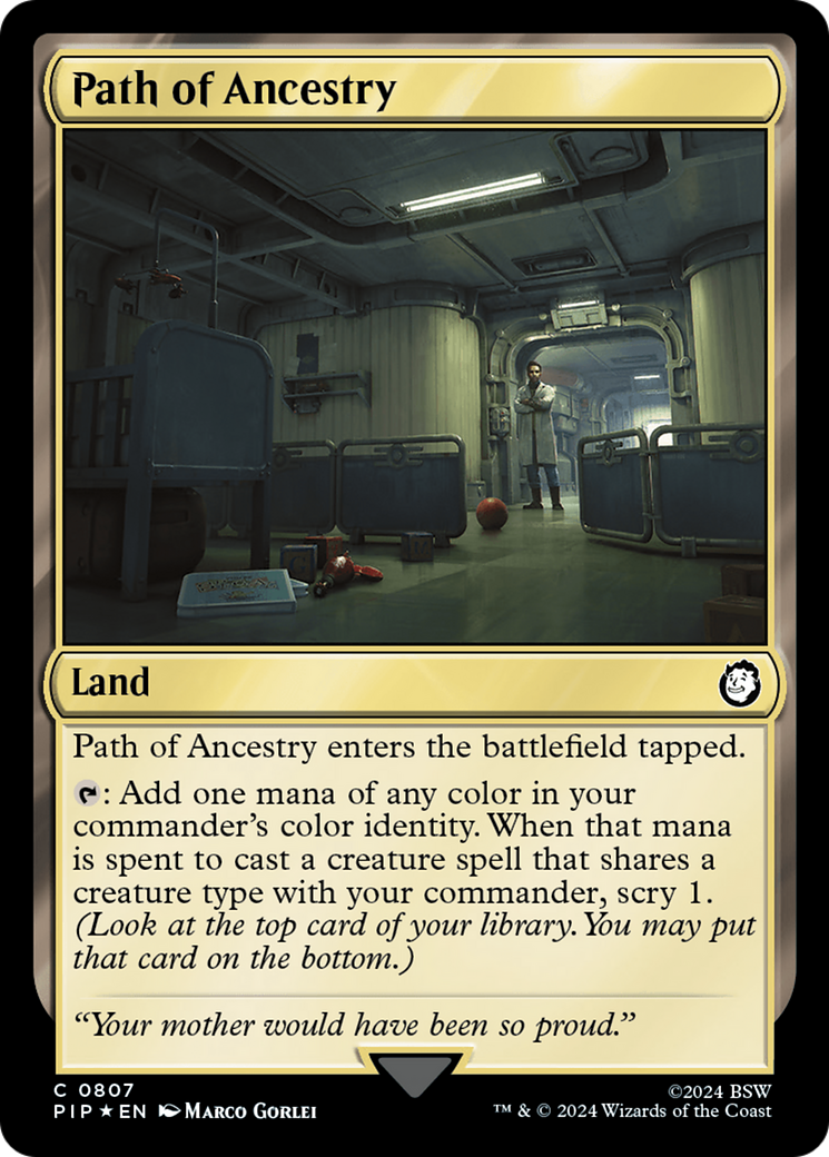 Path of Ancestry (Surge Foil) [Fallout] | Mega City Incorporated