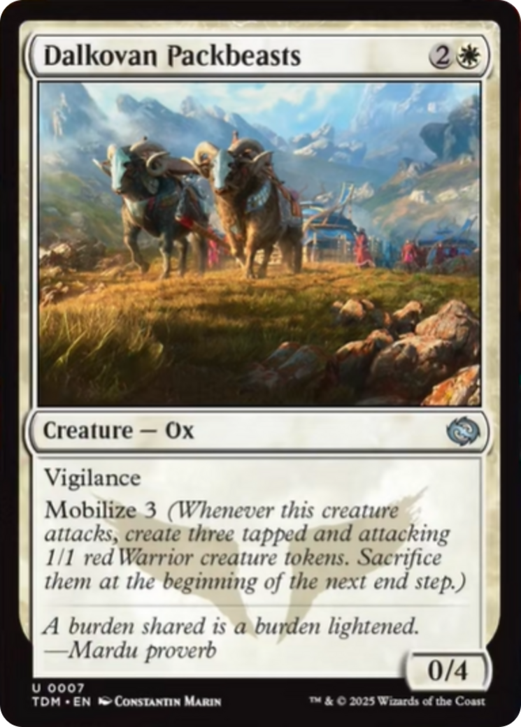 Dalkovan Packbeasts [Tarkir: Dragonstorm] | Mega City Incorporated