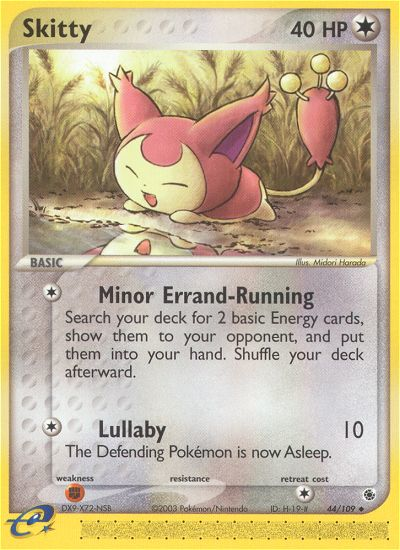 Skitty (44/109) [EX: Ruby & Sapphire] | Mega City Incorporated