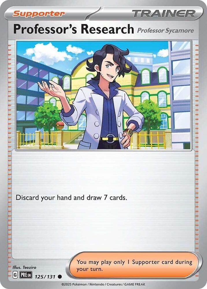 Professor's Research (125/131) [Professor Sycamore] [Scarlet & Violet: Prismatic Evolutions] | Mega City Incorporated