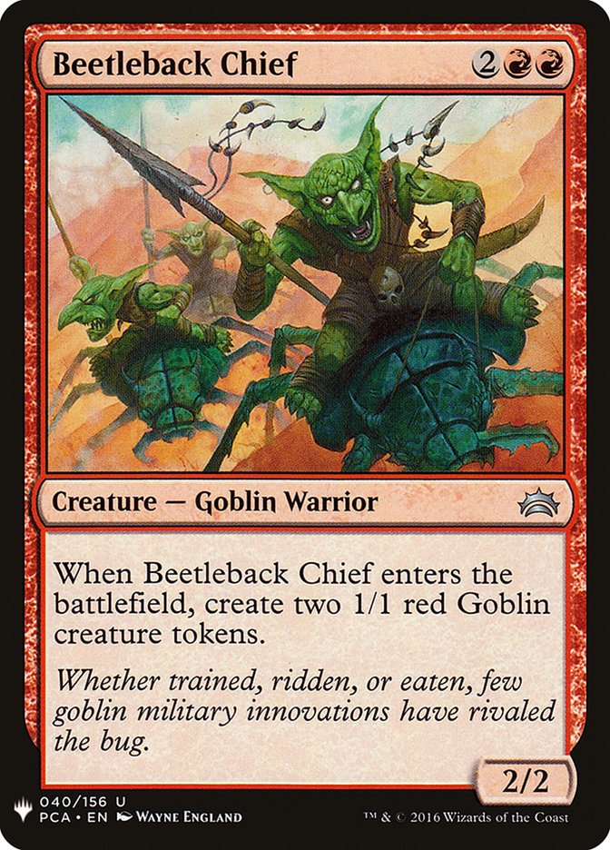 Beetleback Chief [Mystery Booster] | Mega City Incorporated