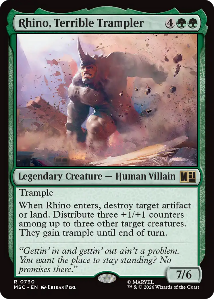 Rhino, Terrible Trampler [Marvel Super Heroes Commander] | Mega City Incorporated