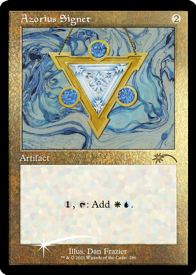 Azorius Signet (Retro) (Foil Etched) [Secret Lair Drop Series] | Mega City Incorporated