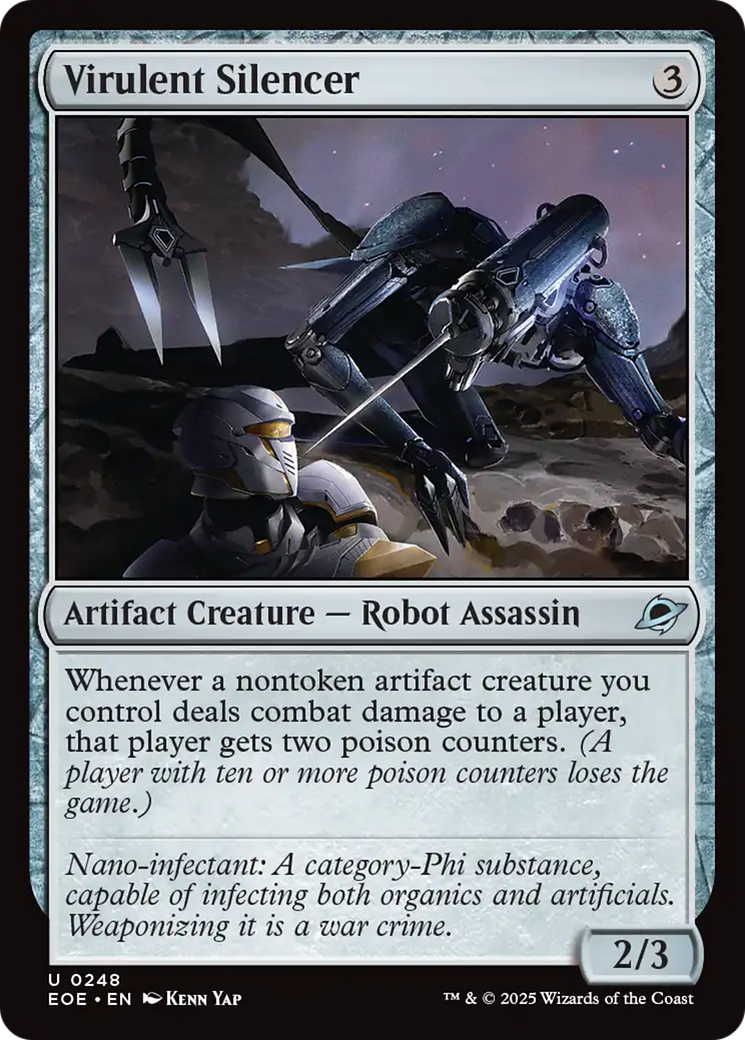 Virulent Silencer [Edge of Eternities] | Mega City Incorporated