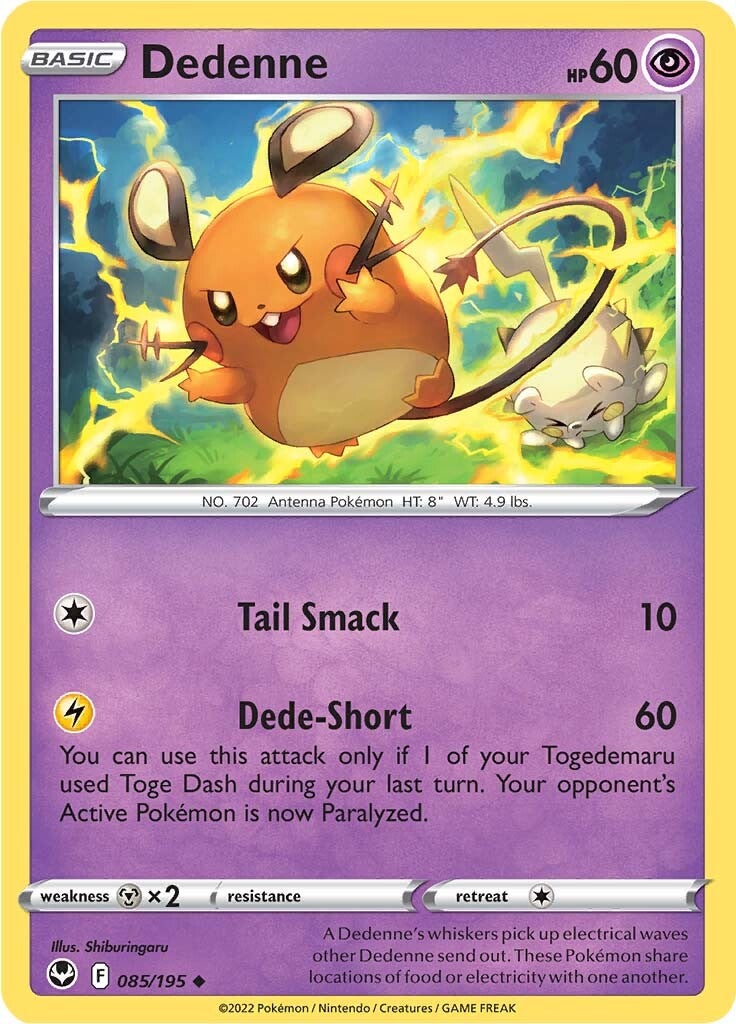 Dedenne (085/195) [Sword & Shield: Silver Tempest] | Mega City Incorporated