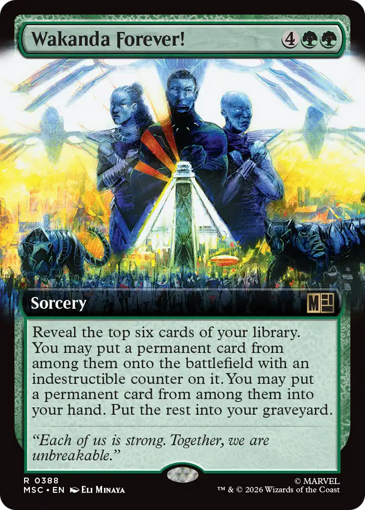 Wakanda Forever! (Extended Art) [Marvel Super Heroes Commander] | Mega City Incorporated