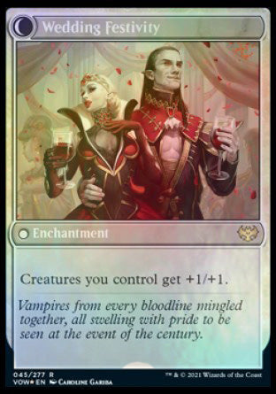 Wedding Announcement // Wedding Festivity [Innistrad: Crimson Vow Prerelease Promos] | Mega City Incorporated