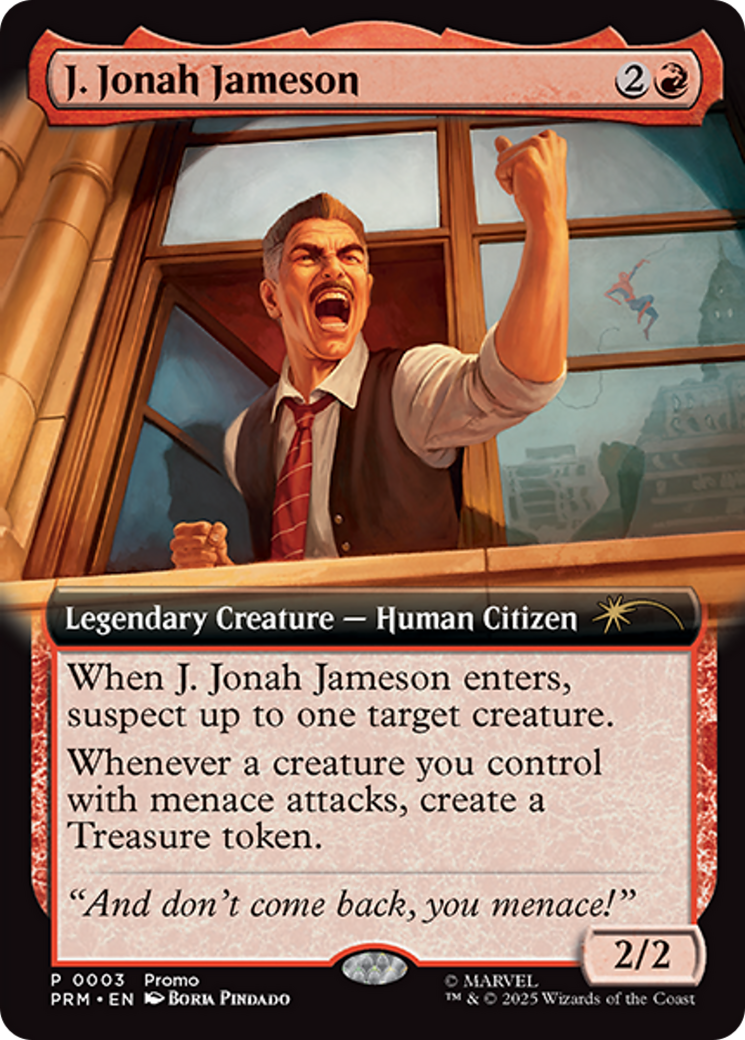 J. Jonah Jameson (Extended Art) [Marvel's Spider-Man Promos] | Mega City Incorporated