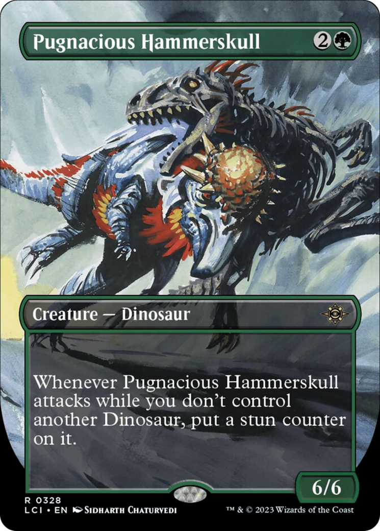 Pugnacious Hammerskull (Borderless) [The Lost Caverns of Ixalan] | Mega City Incorporated