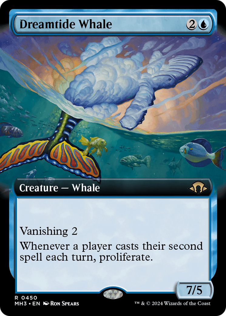 Dreamtide Whale (Extended Art) [Modern Horizons 3] | Mega City Incorporated