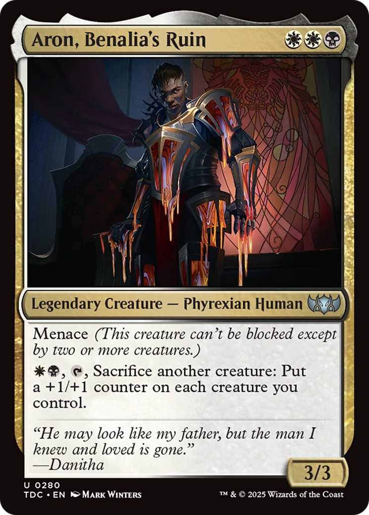 Aron, Benalia's Ruin [Tarkir: Dragonstorm Commander] | Mega City Incorporated