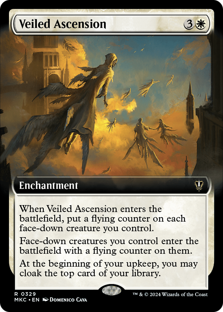 Veiled Ascension (Extended Art) [Murders at Karlov Manor Commander] | Mega City Incorporated