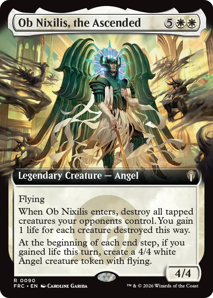 Ob Nixilis, the Ascended (Extended Art) [Reality Fracture Commander] | Mega City Incorporated