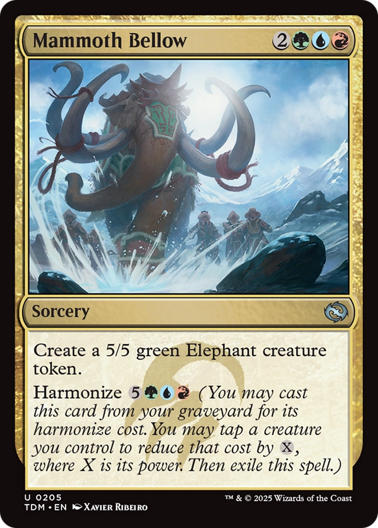 Mammoth Bellow [Tarkir: Dragonstorm] | Mega City Incorporated