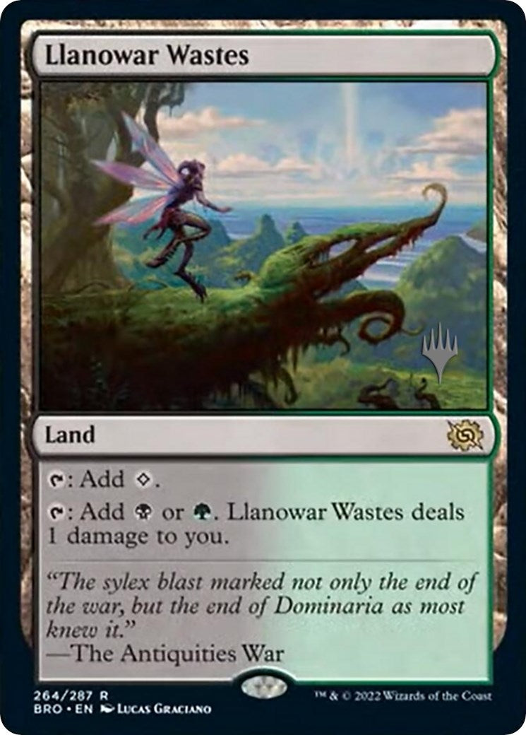 Llanowar Wastes (Promo Pack) [The Brothers' War Promos] | Mega City Incorporated