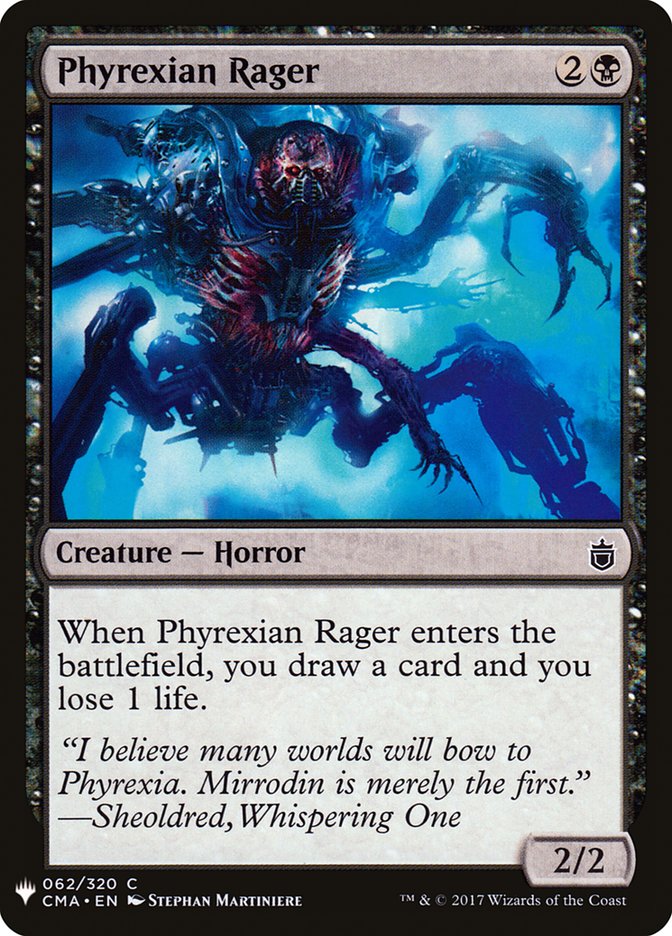 Phyrexian Rager [Mystery Booster] | Mega City Incorporated