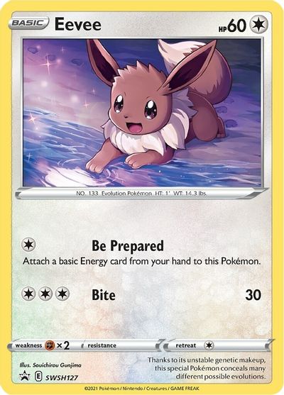 Eevee (SWSH127) [Sword & Shield: Black Star Promos] | Mega City Incorporated