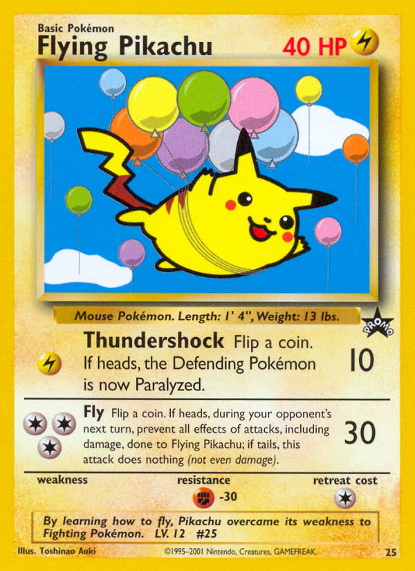 Flying Pikachu (25) [Wizards of the Coast: Black Star Promos] | Mega City Incorporated