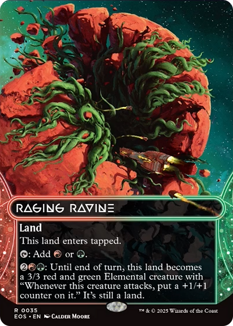 Raging Ravine (0035) (Borderless) [Edge of Eternities: Stellar Sights] | Mega City Incorporated