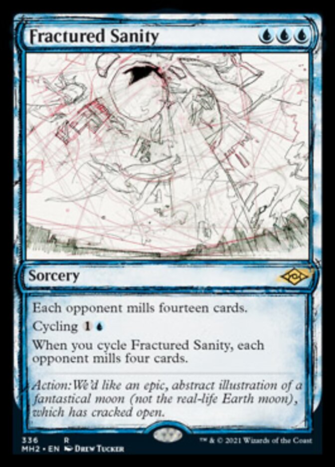 Fractured Sanity (Sketch) [Modern Horizons 2] | Mega City Incorporated