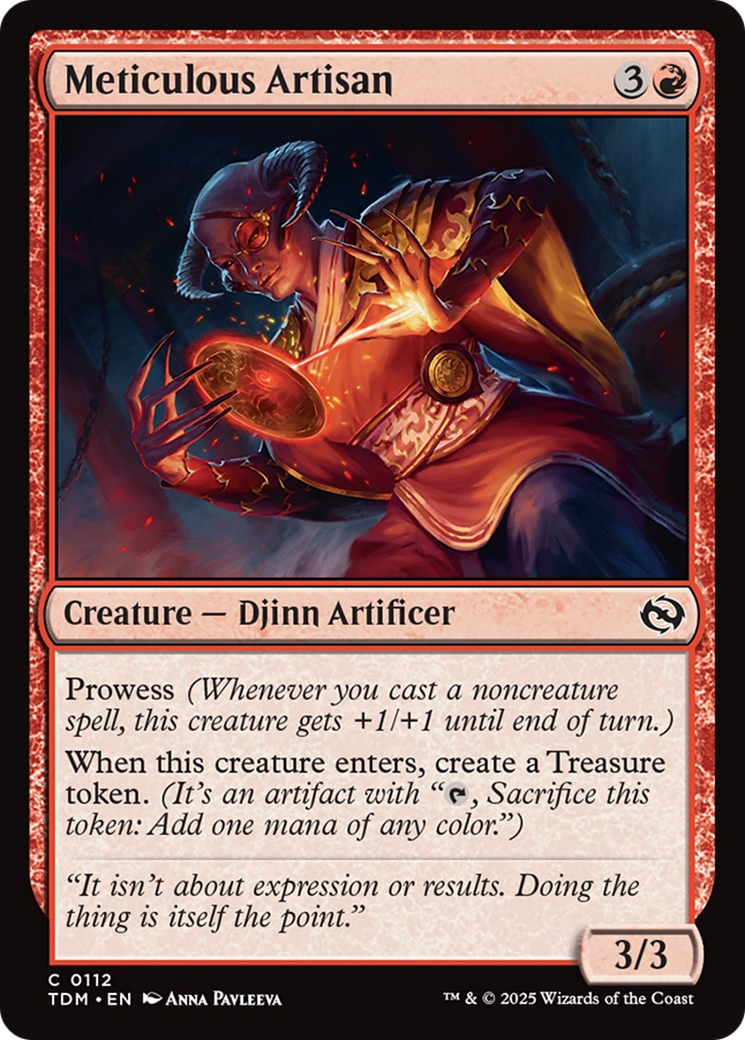 Meticulous Artisan [Tarkir: Dragonstorm] | Mega City Incorporated