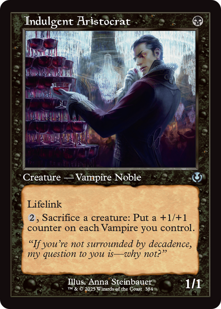 Indulgent Aristocrat (Retro Frame) [Innistrad Remastered] | Mega City Incorporated