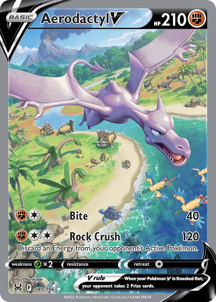 Aerodactyl V (180/196) [Sword & Shield: Lost Origin] | Mega City Incorporated