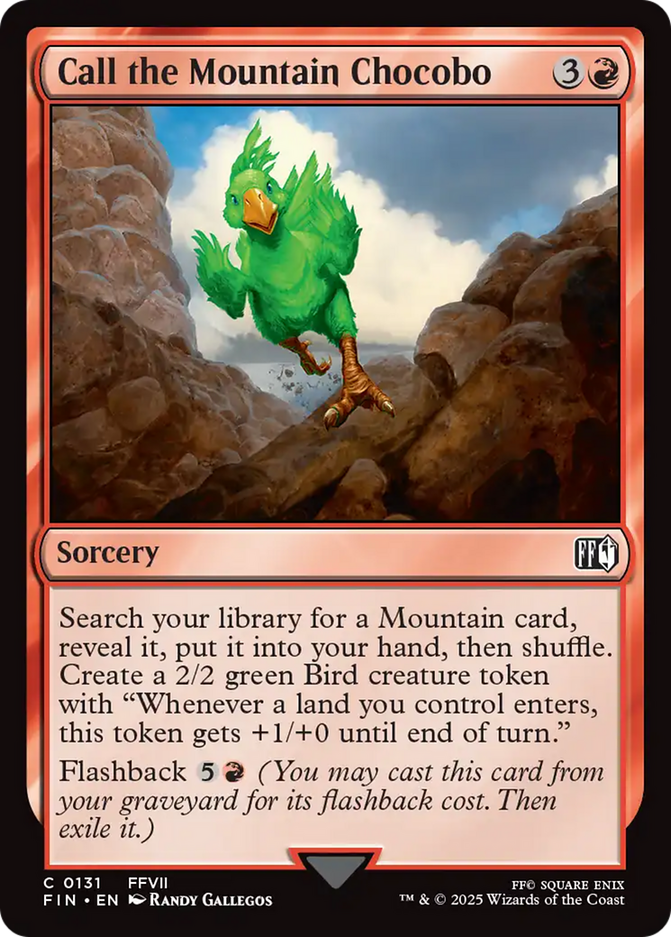Call the Mountain Chocobo [FINAL FANTASY] | Mega City Incorporated