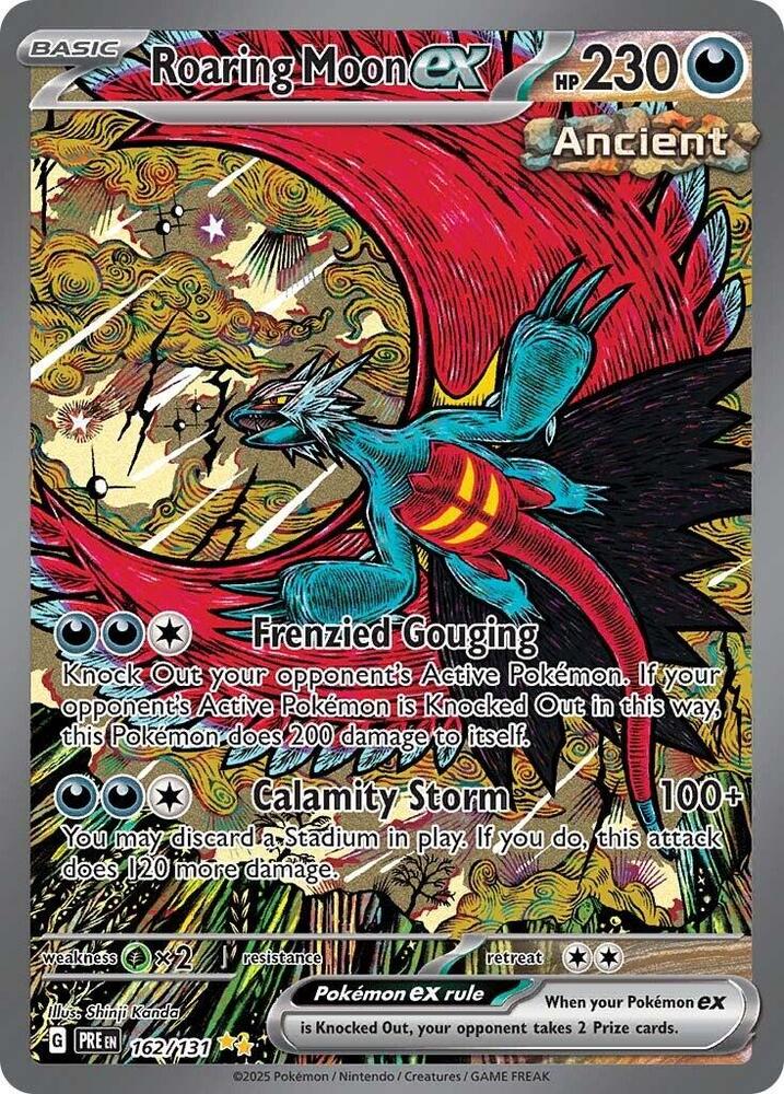 Roaring Moon ex (162/131) [Scarlet & Violet: Prismatic Evolutions] | Mega City Incorporated