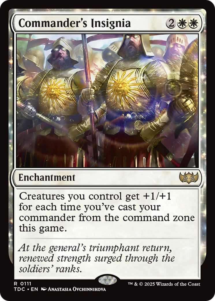 Commander's Insignia [Tarkir: Dragonstorm Commander] | Mega City Incorporated