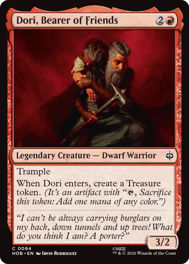 Dori, Bearer of Friends [The Hobbit] | Mega City Incorporated