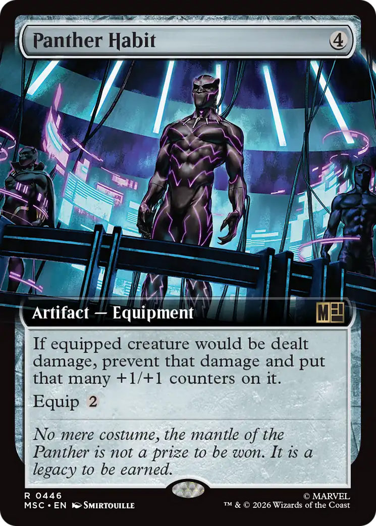 Panther Habit (Extended Art) [Marvel Super Heroes Commander] | Mega City Incorporated