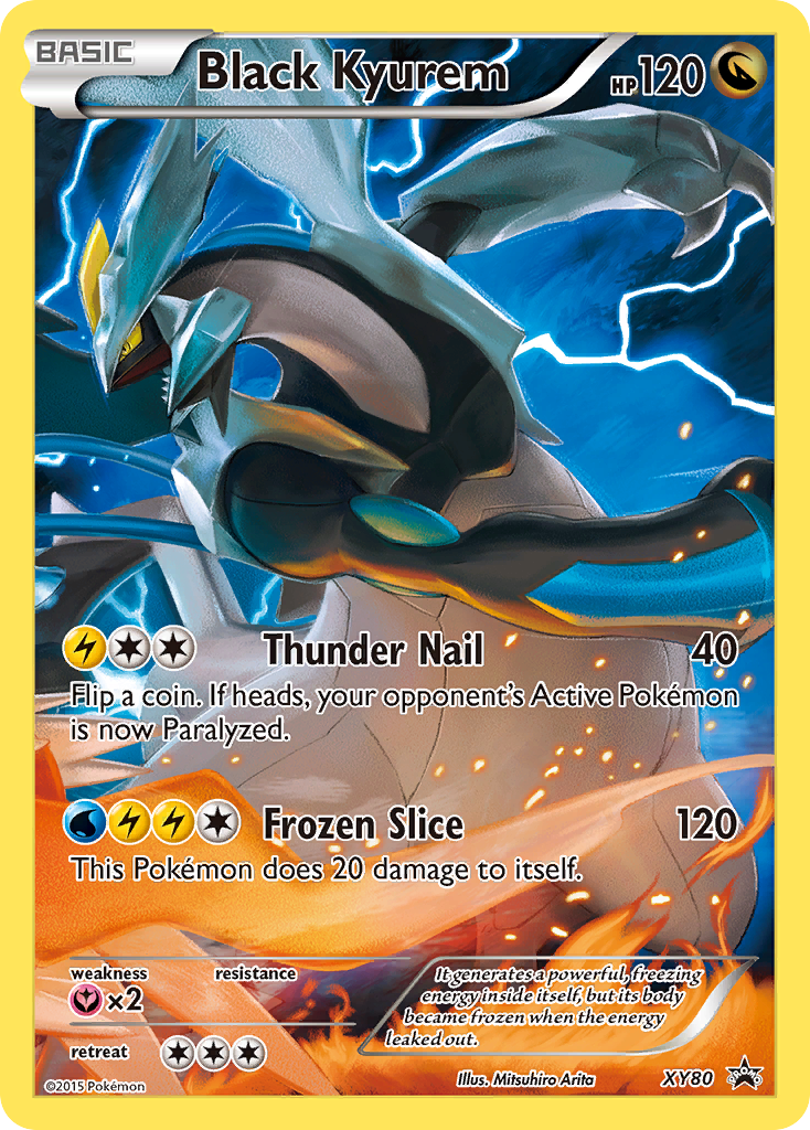 Black Kyurem (XY80) (Full Art Promo) [XY: Black Star Promos] | Mega City Incorporated