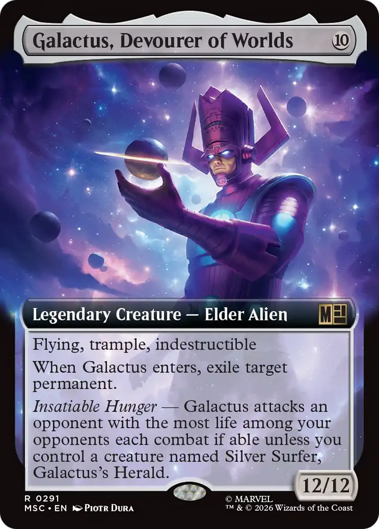 Galactus, Devourer of Worlds (Extended Art) [Marvel Super Heroes Commander] | Mega City Incorporated