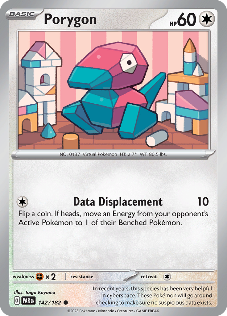 Porygon (142/182) [Scarlet & Violet: Paradox Rift] | Mega City Incorporated