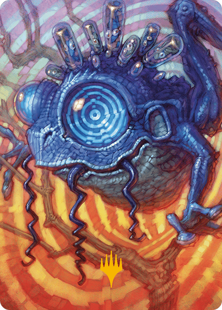 Psychic Frog Art Card (Gold-Stamped Planeswalker Symbol) [Modern Horizons 3 Art Series] | Mega City Incorporated