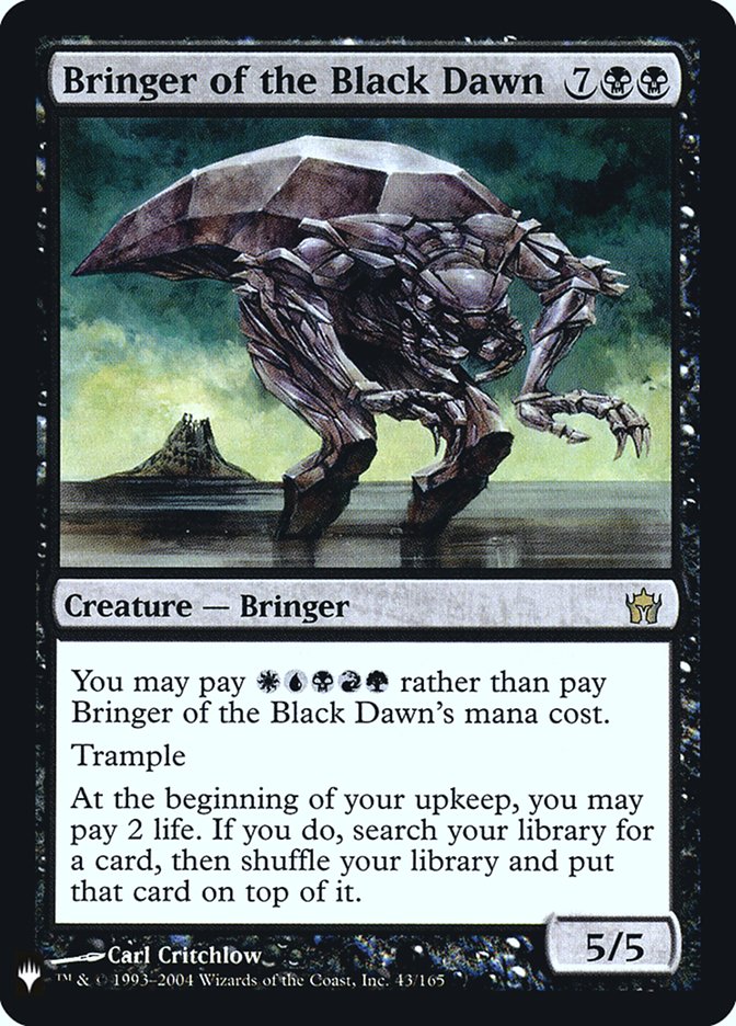 Bringer of the Black Dawn [Mystery Booster] | Mega City Incorporated