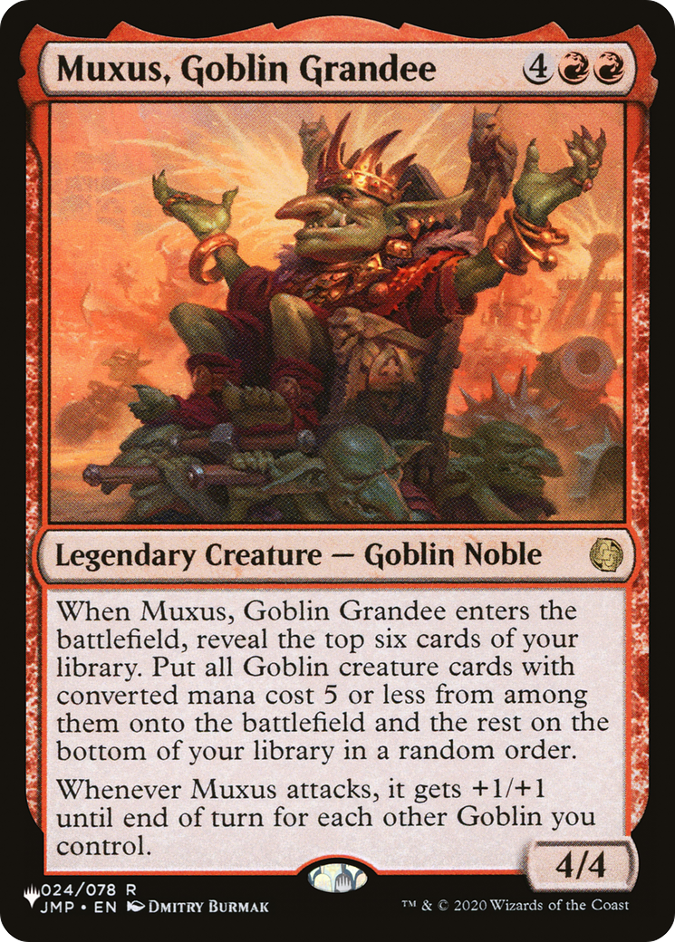 Muxus, Goblin Grandee [The List] | Mega City Incorporated