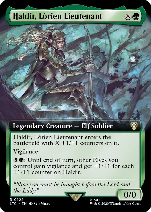 Haldir, Lorien Lieutenant (Extended Art) [The Lord of the Rings: Tales of Middle-Earth Commander] | Mega City Incorporated