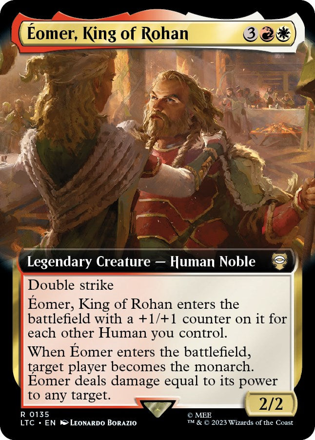 Eomer, King of Rohan (Extended Art) [The Lord of the Rings: Tales of Middle-Earth Commander] | Mega City Incorporated