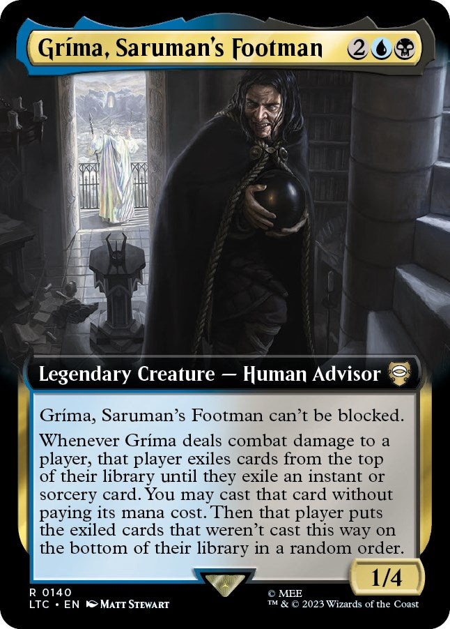 Grima, Saruman's Footman (Extended Art) [The Lord of the Rings: Tales of Middle-Earth Commander] | Mega City Incorporated