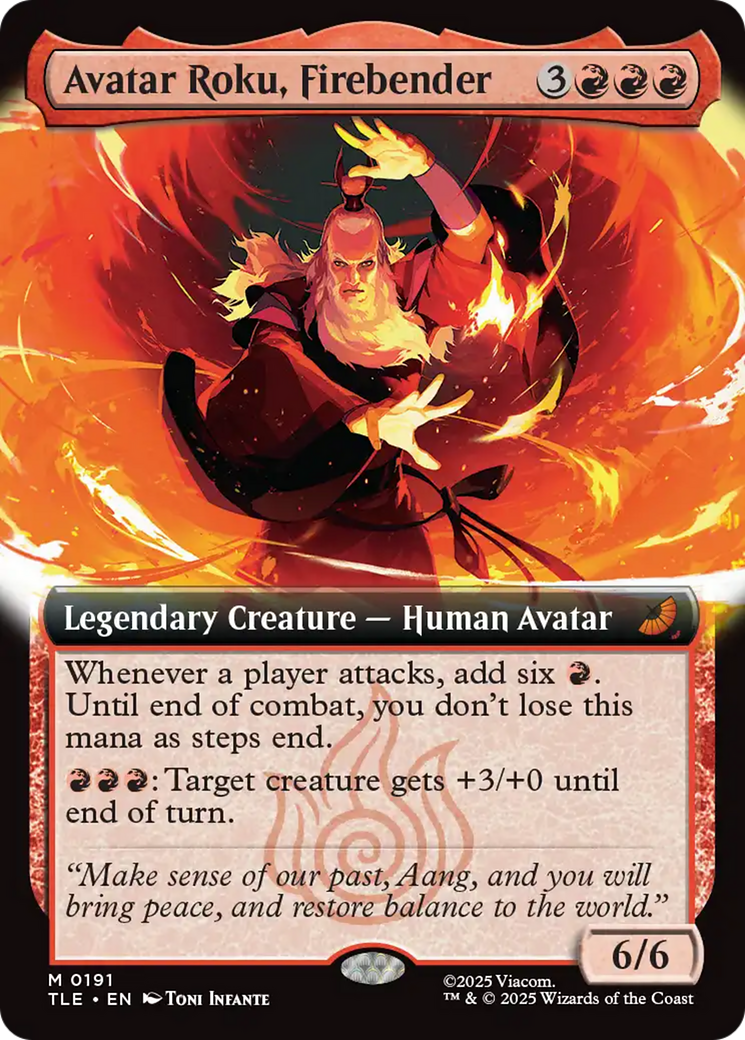 Avatar Roku, Firebender (Extended Art) [Avatar: The Last Airbender: Eternal-Legal] | Mega City Incorporated