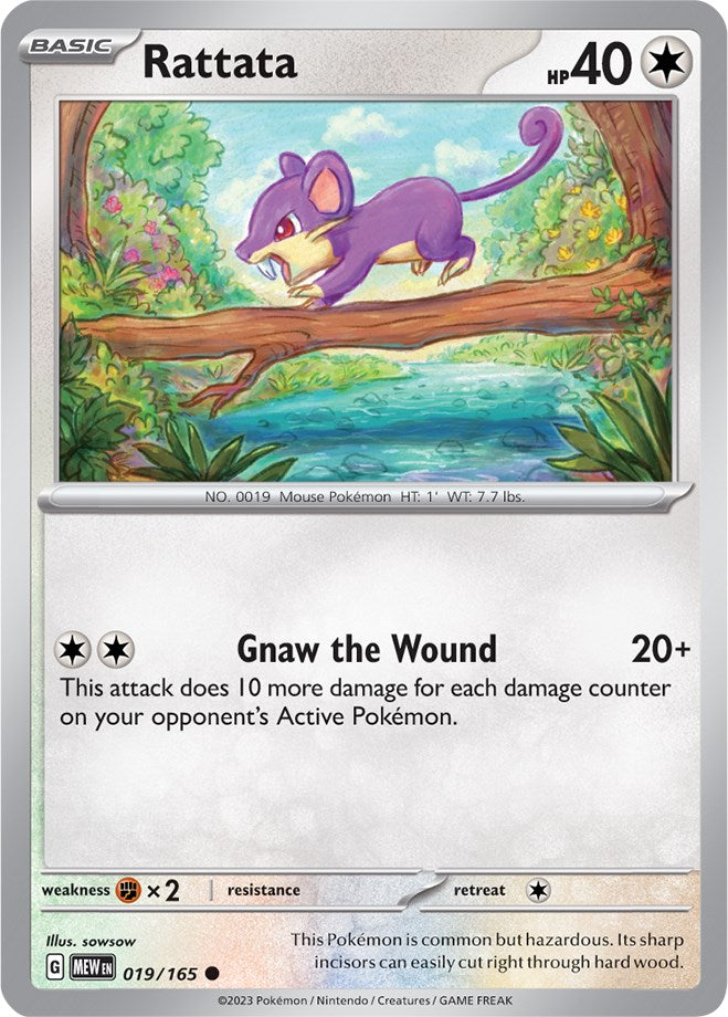 Rattata (019/165) [Scarlet & Violet 151] | Mega City Incorporated