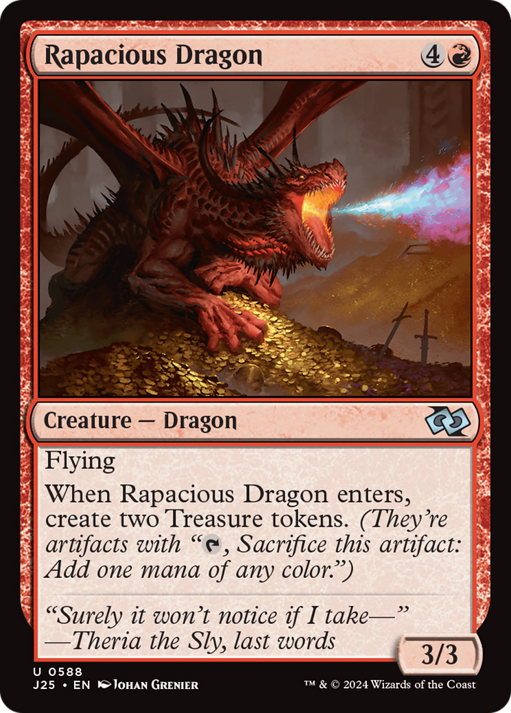 Rapacious Dragon [Foundations Jumpstart] | Mega City Incorporated