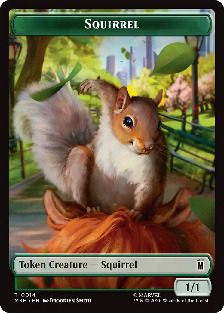 The Void // Squirrel Double-Sided Token [Marvel Super Heroes Tokens] | Mega City Incorporated
