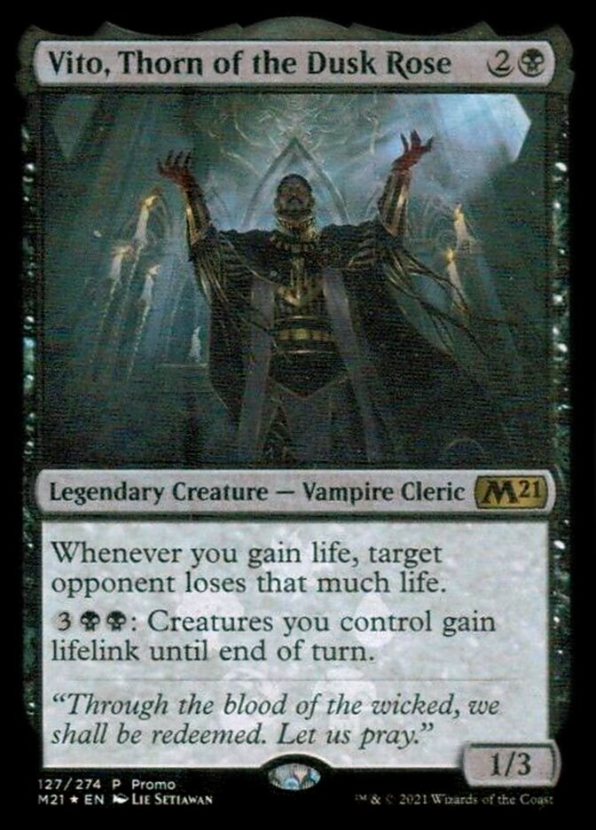 Vito, Thorn of the Dusk Rose [Resale Promos] | Mega City Incorporated