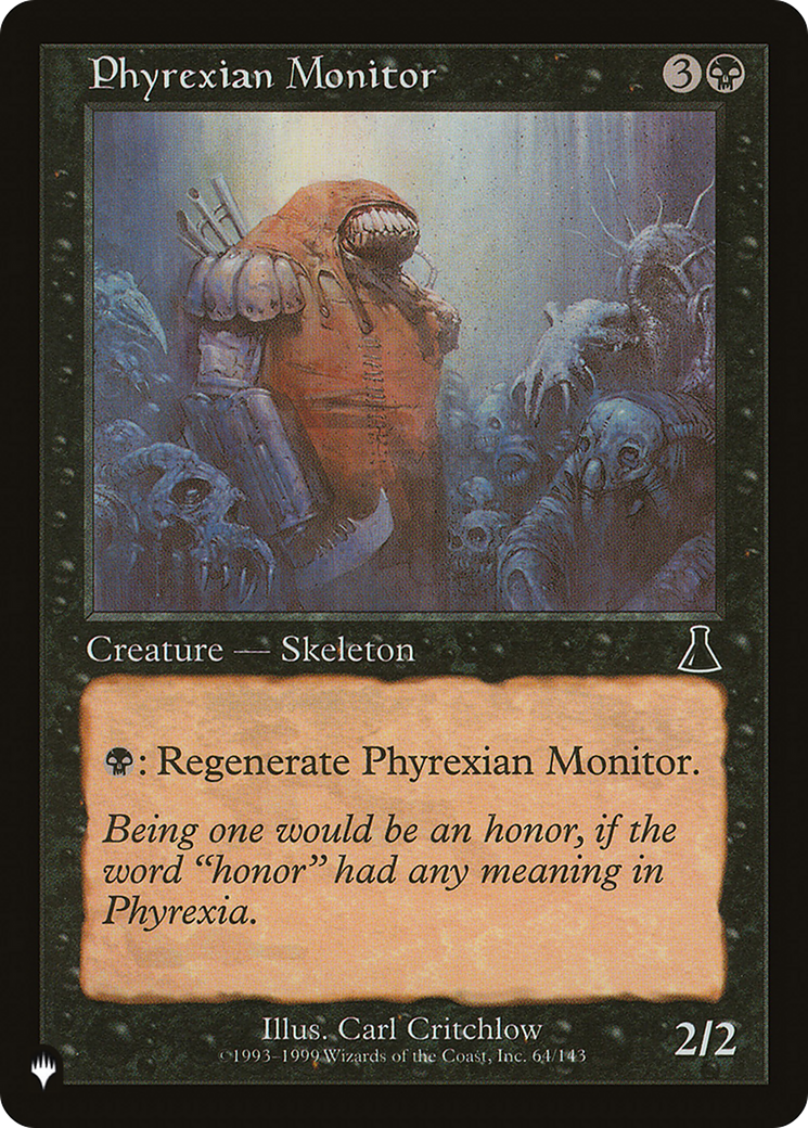 Phyrexian Monitor [The List] | Mega City Incorporated