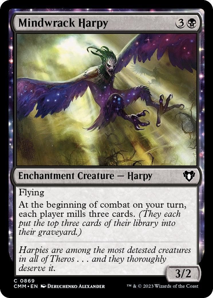 Mindwrack Harpy [Commander Masters] | Mega City Incorporated