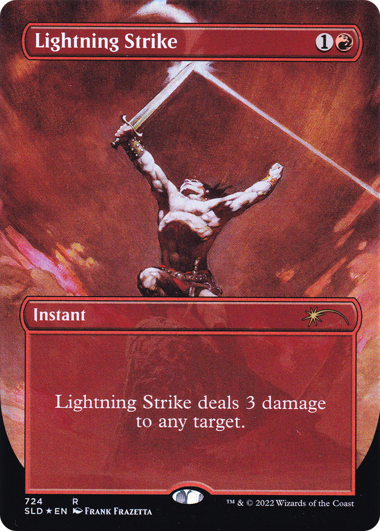 Lightning Strike (Borderless) [Secret Lair Drop Promos] | Mega City Incorporated